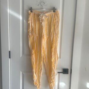 Lemlem Yellow and White Striped pants